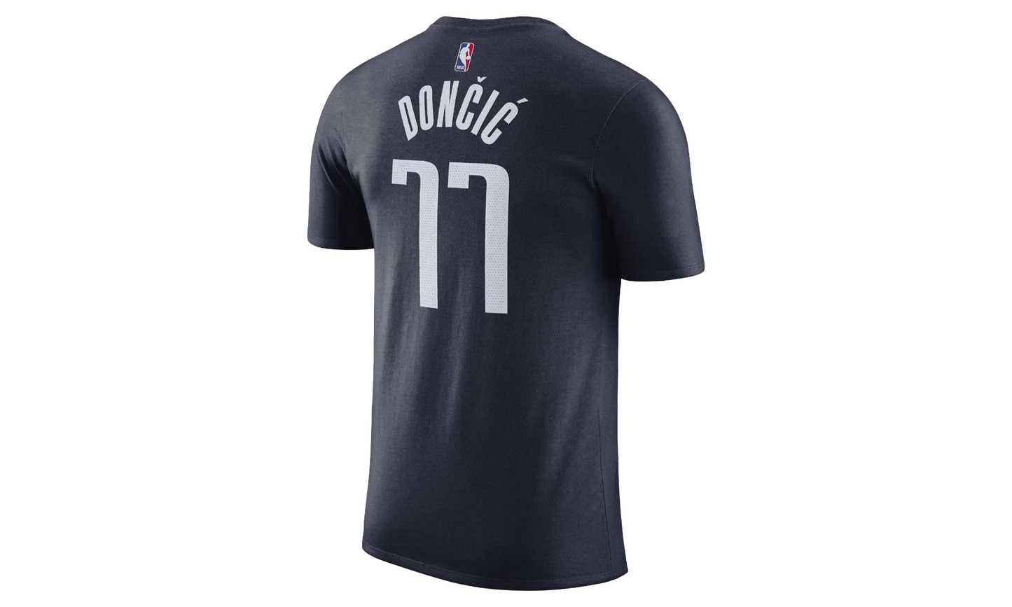 NBA MAVERICKS LUKA DONCIC STATEMENT EDITION T-SHIRT "Navy"