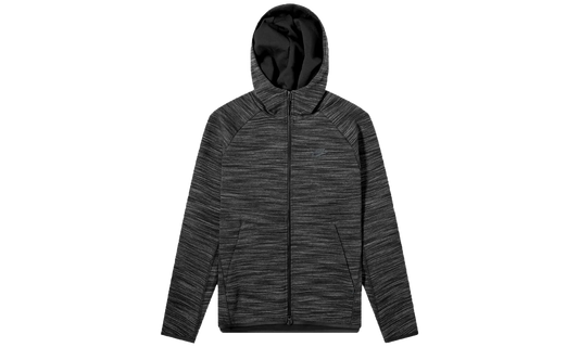 Sportswear Heathered Tech Fleece Full-zip Hoodie "Black / Dark Grey"