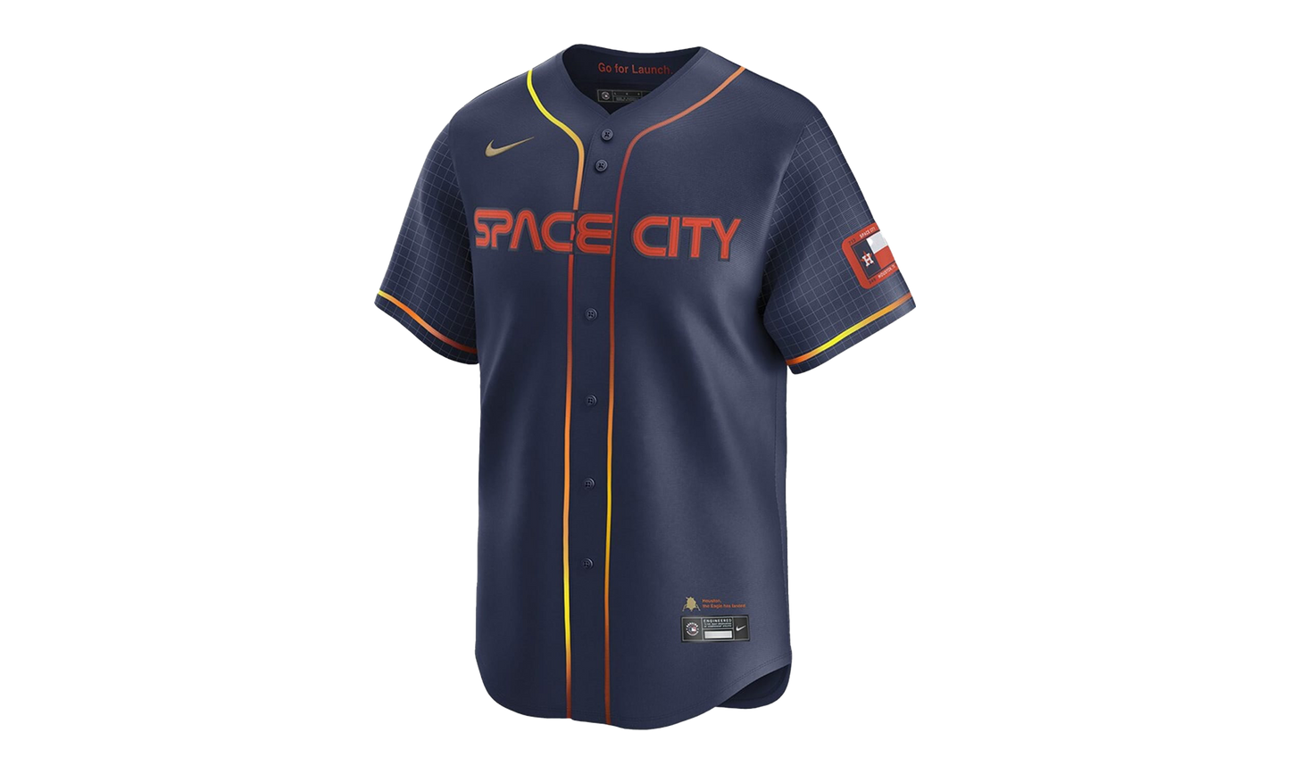 MLB HOUSTON ASTROS JOSE ALTUVE #27 LIMITED CITY CONNECT JERSEY "Navy Blue"
