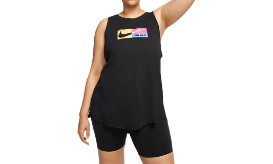 Plus Size Icon Clash Dri-fit Training Tank Top "Black"