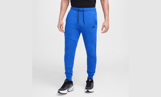 Tech Men's Fleece Joggers Mens Style "GAME ROYAL/BLACK"
