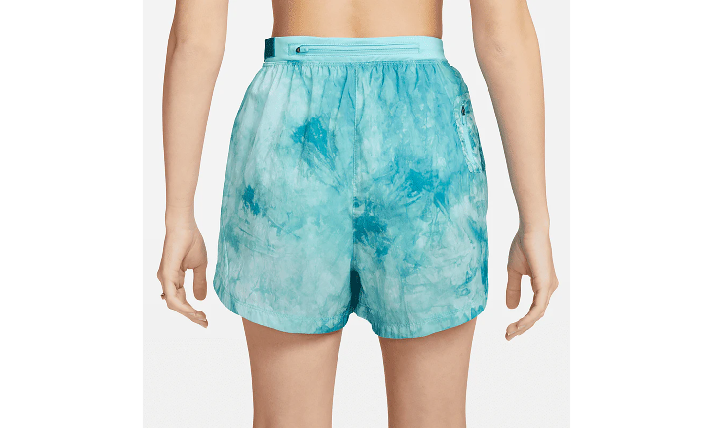 DRI-FIT REPEL MID-RISE 3" BRIEF-LINED TRAIL RUNNING SHORTS W/ POCKETS WMNS "Blue/Teal"