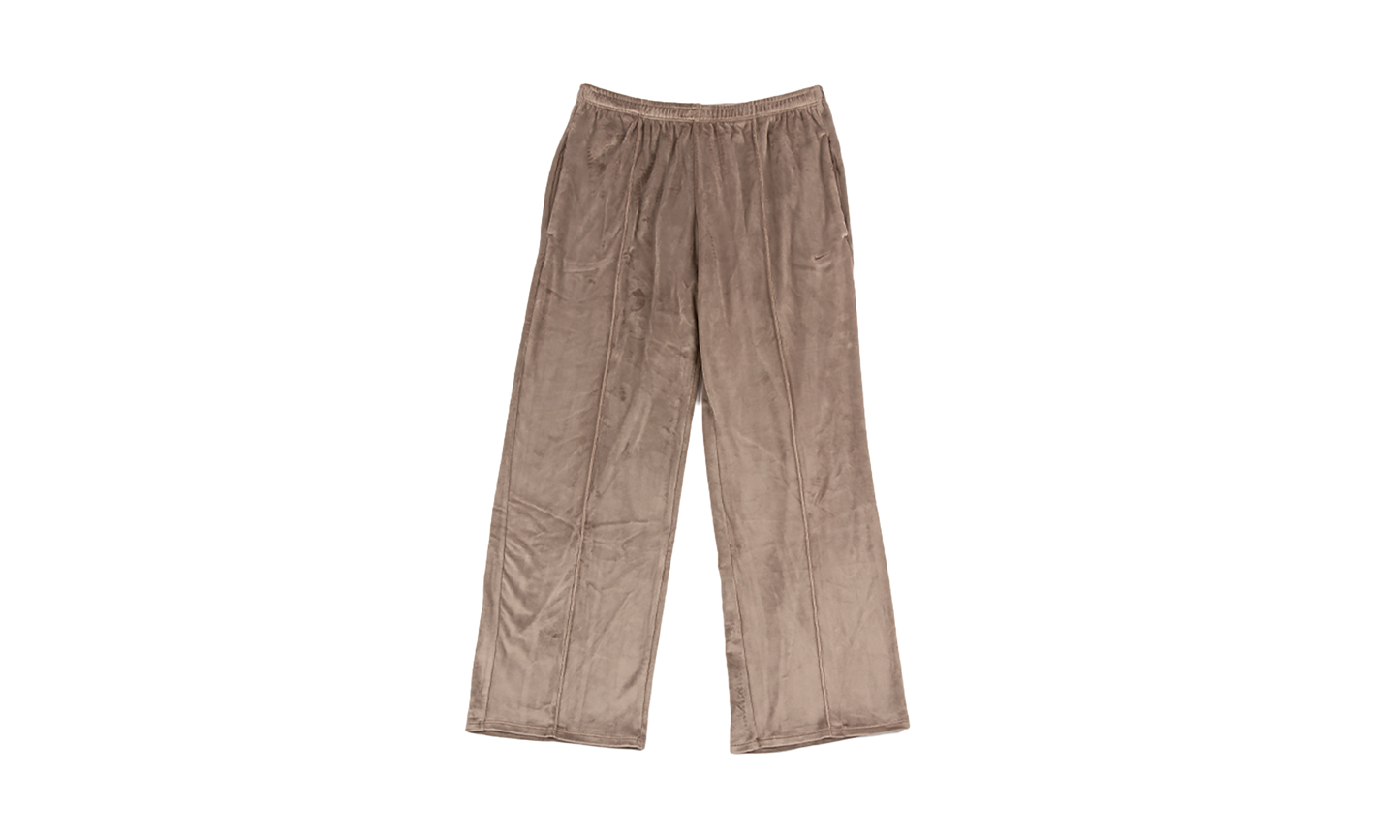 Sportswear Chill Knit Mid-rise Velour Pants WMNS "Mink Brown / Mink Brown"