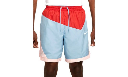 DNA WOVEN LINED BASKETBALL SHORTS "Red/Blue/Pink"