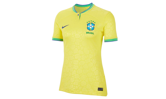 Brazil 22/23 Home Dri-fit Football Shirt WMNS "Dynamic Yellow/Green Spark/Paramount Blue/Paramou"