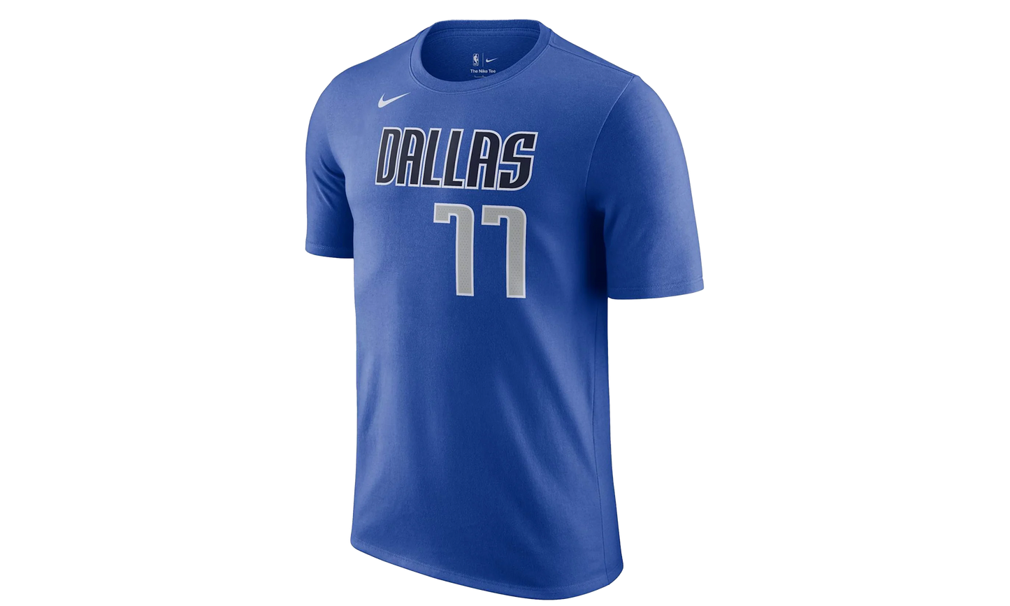 NBA DALLAS MAVERICKS ICON NN TEE "DONCIC 77" "Game Royal"